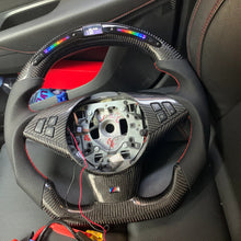 Load image into Gallery viewer, BMW Carbon fiber (complete steering wheel) LED Racing Steering Wheel For F30 f10 M4 M5 M6 1 2 3 4 5 6 7 SERIES X1 X2 X3 X5M X6M