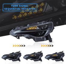 Load image into Gallery viewer, Full LED Headlights For 2012-2021 Toyota 86 GT86, Scion Frs, Subaru Brz
