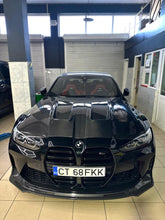 Load image into Gallery viewer, BMW G80 G82 M3 M4 Dry carbon fiber vented hood
