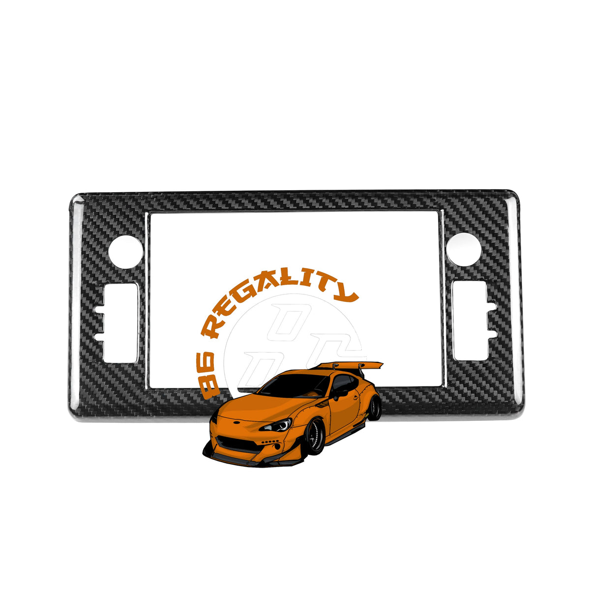 Toyota GR86 carbon fiber radio frame – 86Regality