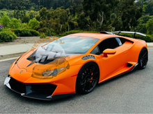 Load image into Gallery viewer, Carbon Fiber Engine Hood “STO” replaces the OEM Lamborghini Huracan STO Coupe &amp; Spyder Motor Bonnet
