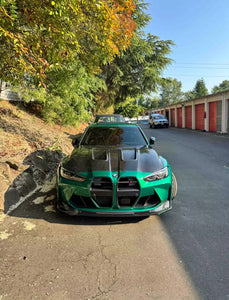 G80 M3 G82 M4 Carbon fiber front lip