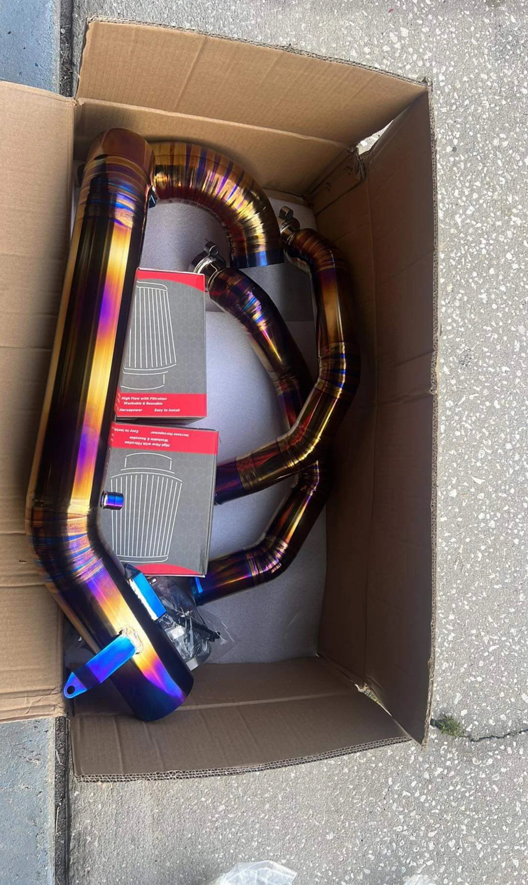 BMW F80 M3 F82 M4 F87 M2 titanium air intake kit