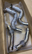 W205 C63 AMG exhaust downpipes