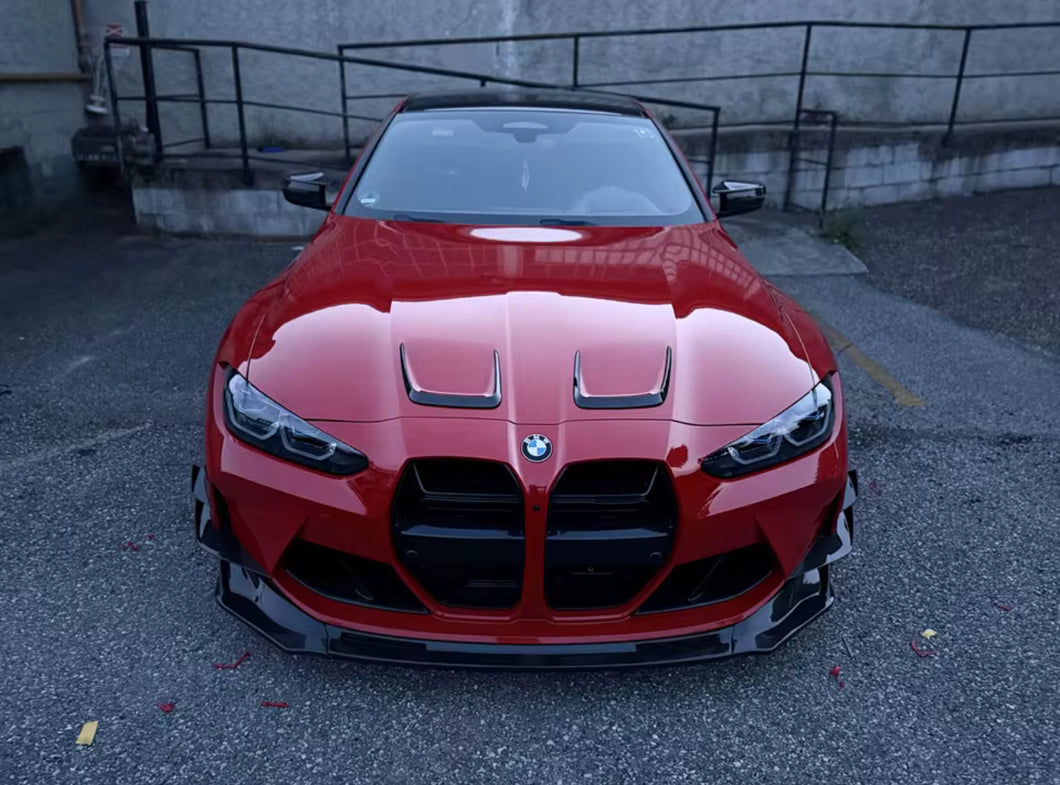BMW G80 M3 G82 M4 carbon fiber front bumper canards