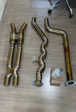 Load image into Gallery viewer, BMW G80 M3 G82 M4 3” exhaust equal length titanium midpipe
