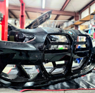 BMW G80 M3 G82 M4 Carbon fiber front bumper air vents