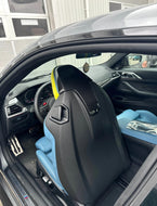 BMW G80 G82 M3 M4 carbon fiber back seat cover