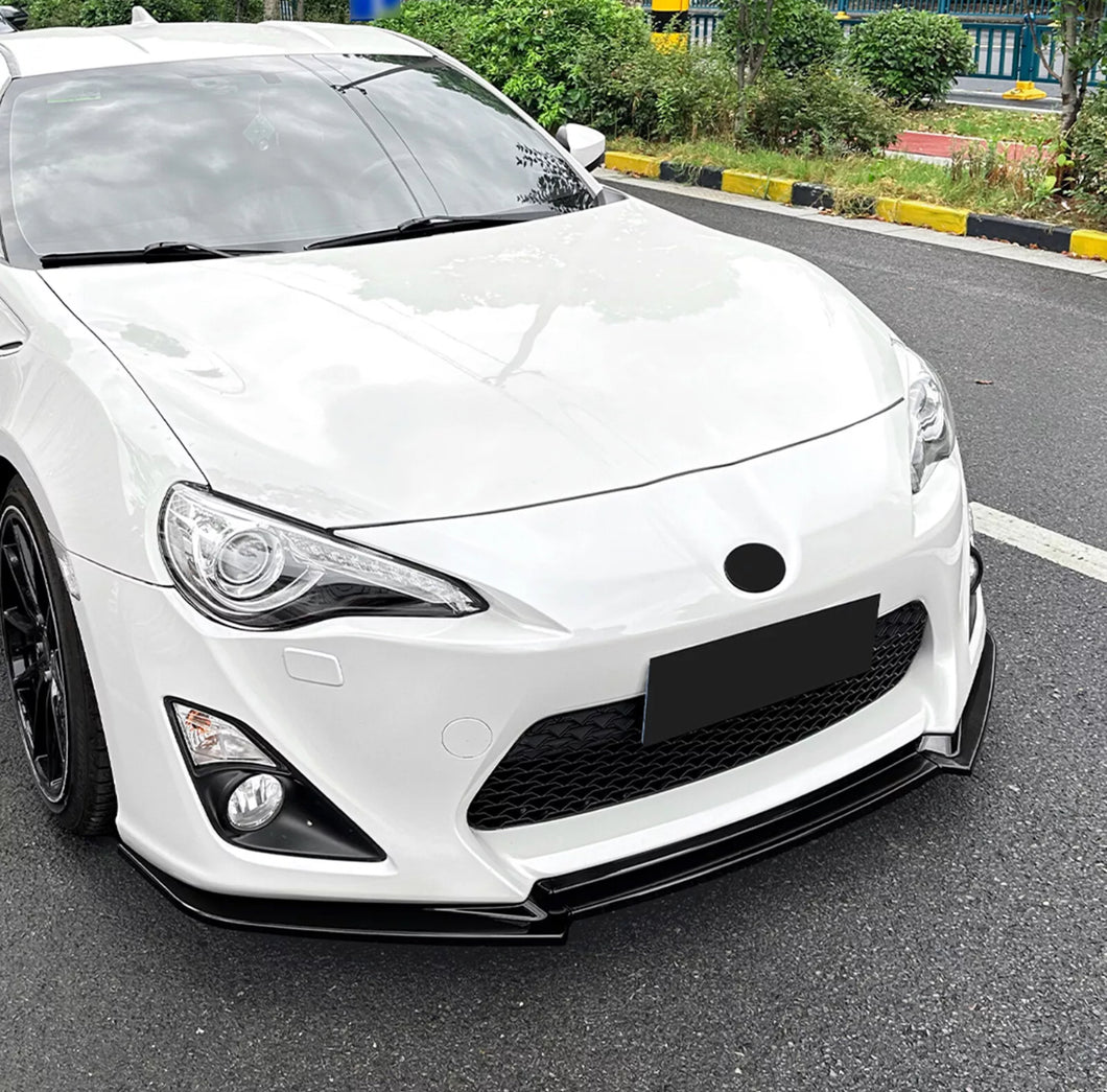 Front Splitter / Lip For Toyota GT86 Scion FR-S 12-16