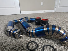 Load image into Gallery viewer, BMW F80 M3 F82 M4 F87 M2 titanium charge pipes
