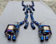 BMW E60 M5 E63 M6 S85B50 5.0 V10 Titanium complete exhaust (valved)