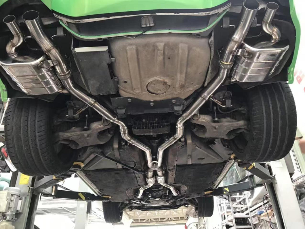 BMW E60 M5 E63 M6 S85B50 5.0 V10 SS complete exhaust (valved)