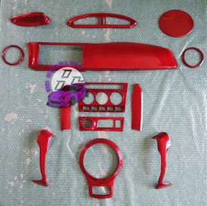 Red carbon fiber 14 piece set