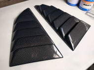 Nissan R35 GTR carbon fiber window louver