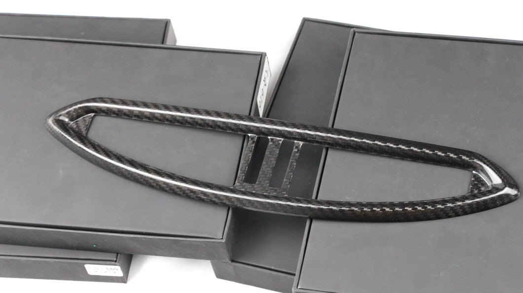 Carbon fiber AC center main trim