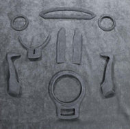 Dark Grey Suede Alcantara 9 piece set