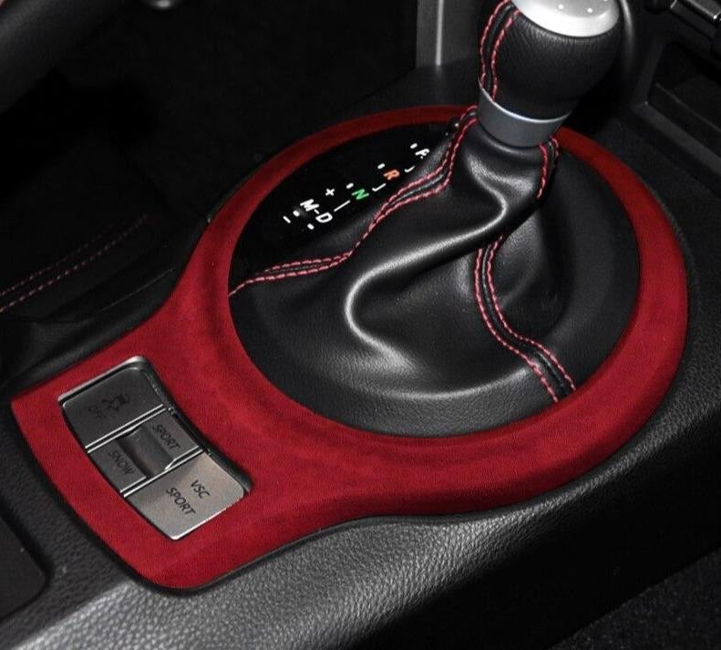GT86 BRZ FRS Alcantara Suede Gear Shift Frame Cover (color variants)