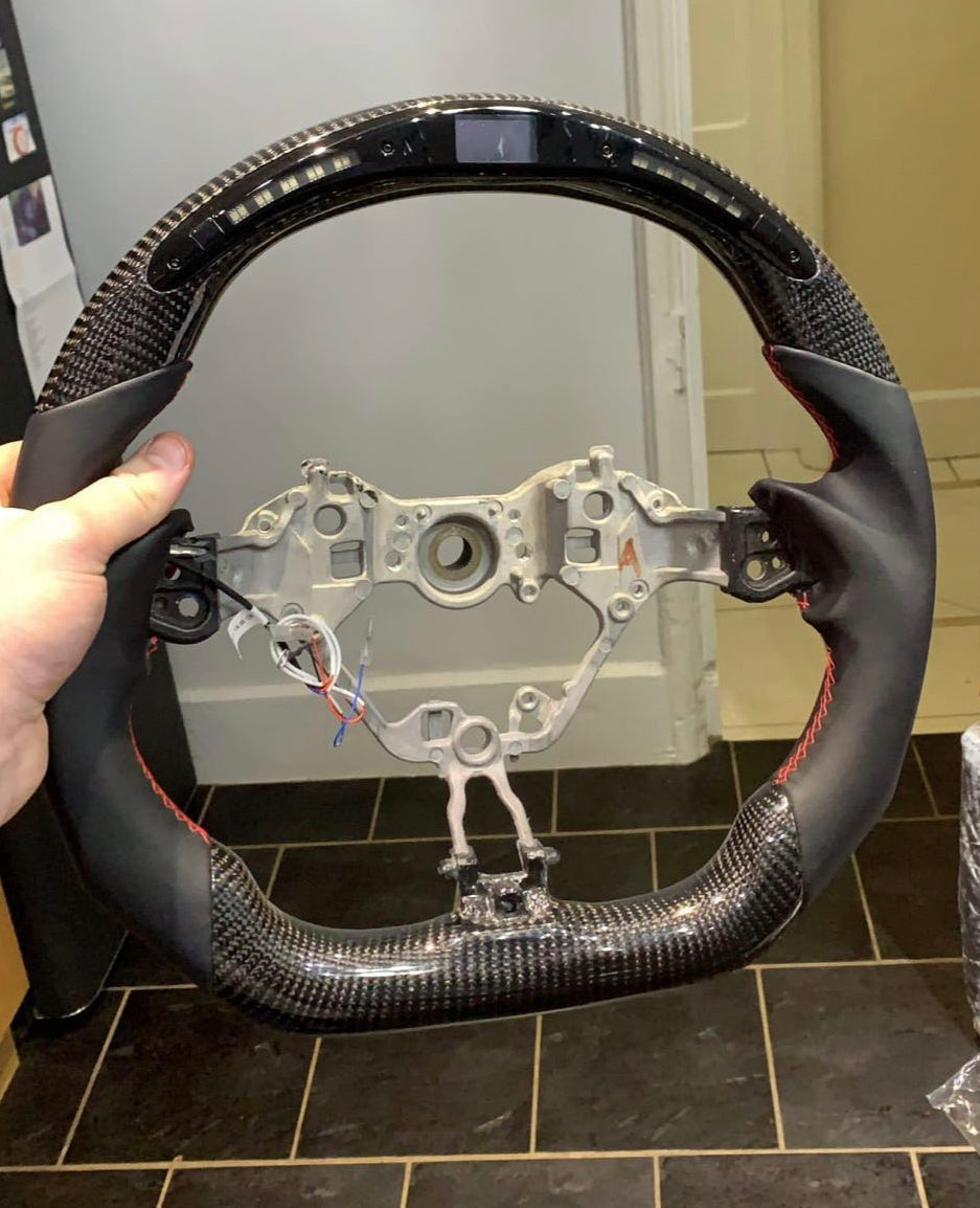 Custom steering wheel + led performance kit