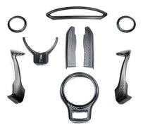 Load image into Gallery viewer, Matt Carbon fiber leather wrap 9 piece set
