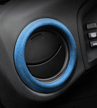 Load image into Gallery viewer, GT86 BRZ FRS  Alcantara  AC Vent Circle Trims (color variants)
