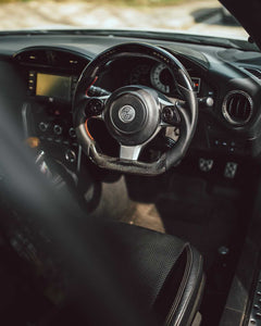 Custom steering wheel + led performance kit