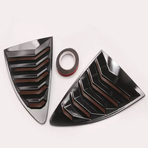 Rear window louvers