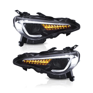 Sequential LED headlights